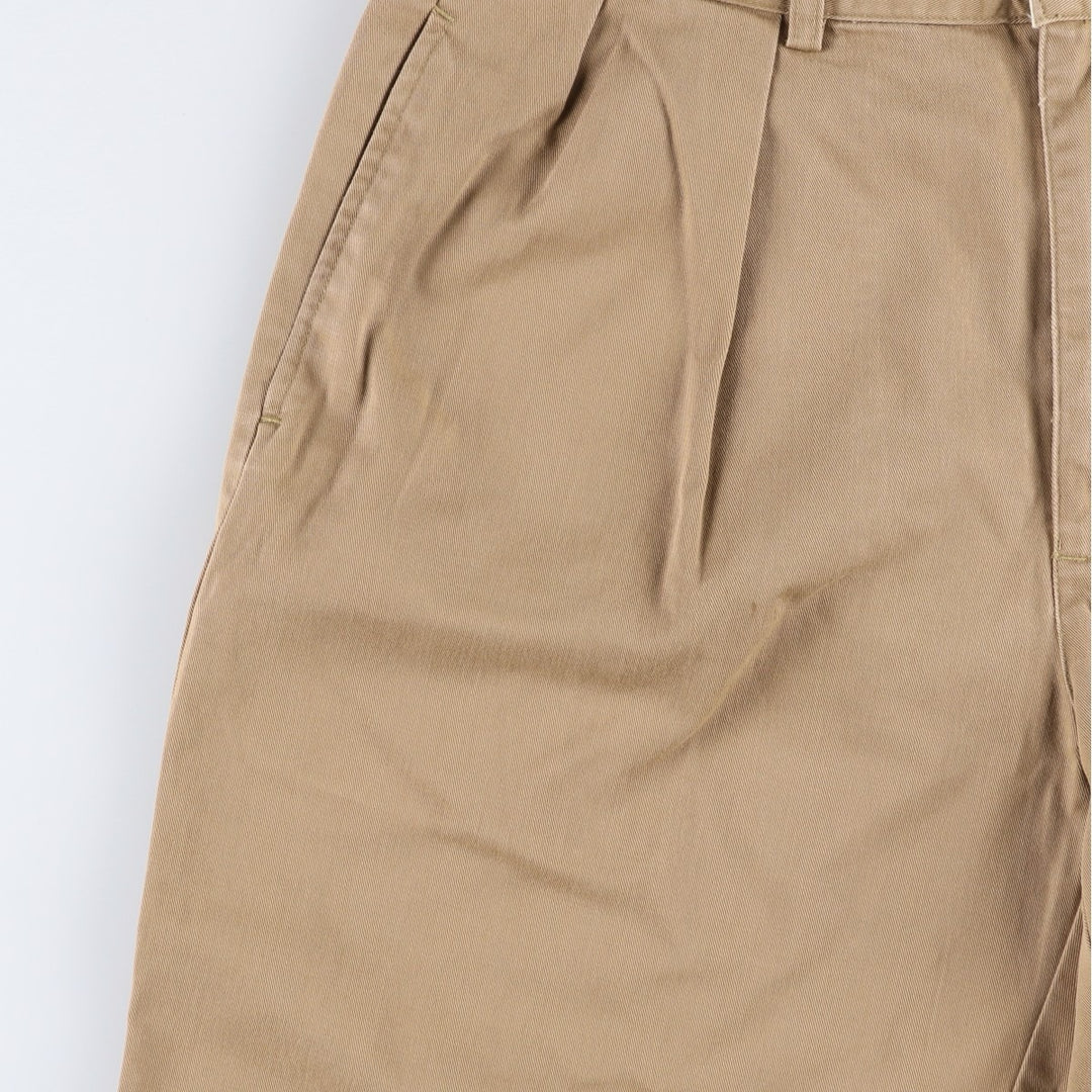 Ralph Lauren POLO RALPH LAUREN TYLER SHORT Two-Pleat Chino Shorts, Men's Size W34 (approx.) cotton brick settler Vintage Second Hand