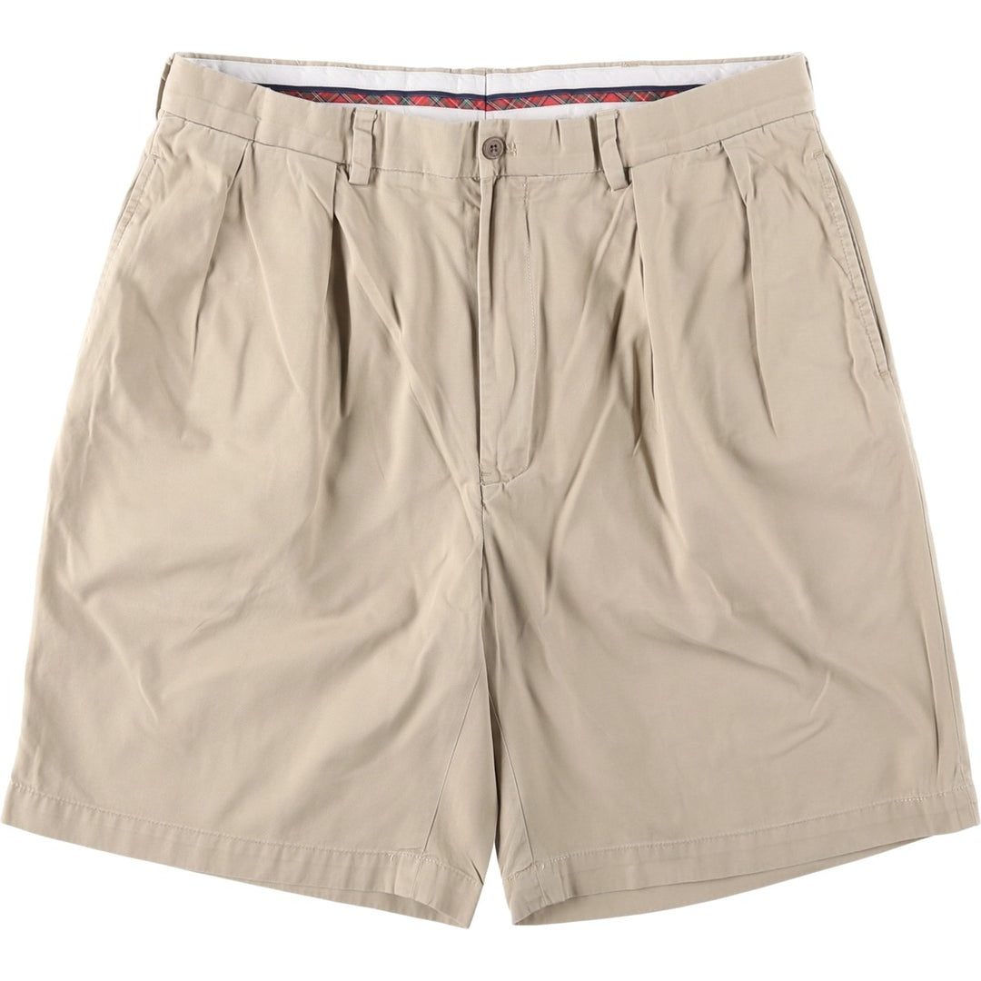Ralph Lauren POLO GOLF Fairway Shorts, two-pleat chino shorts, men's size W36. cotton Beige type Vintage Second Hand