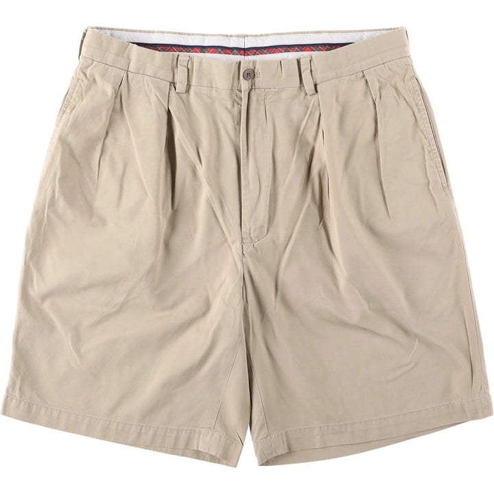 Ralph Lauren POLO GOLF Fairway Shorts, two-pleat chino shorts, men's size W36. cotton Beige type Vintage Second Hand