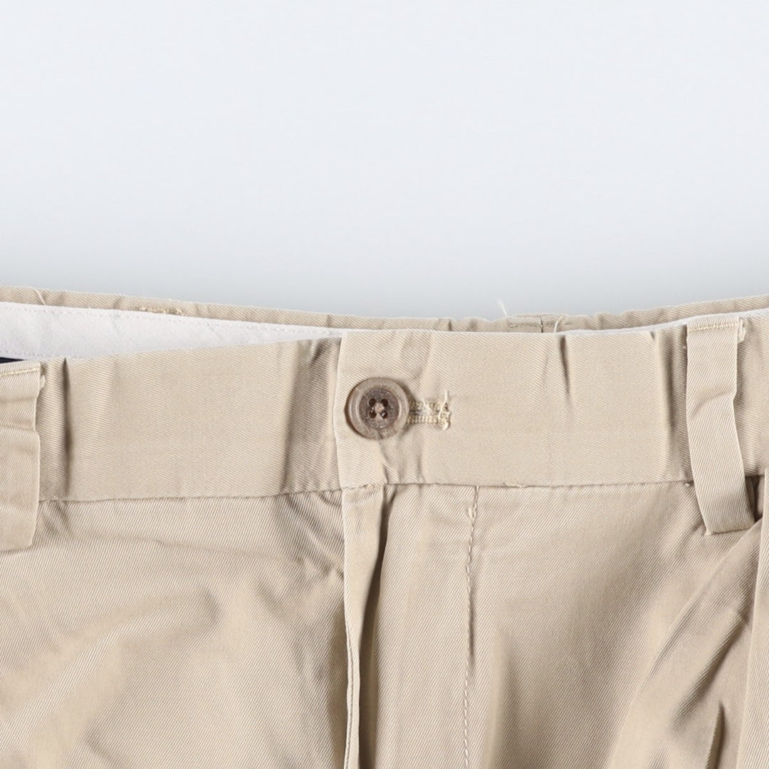 Ralph Lauren POLO GOLF Fairway Shorts, two-pleat chino shorts, men's size W36. cotton Beige type Vintage Second Hand