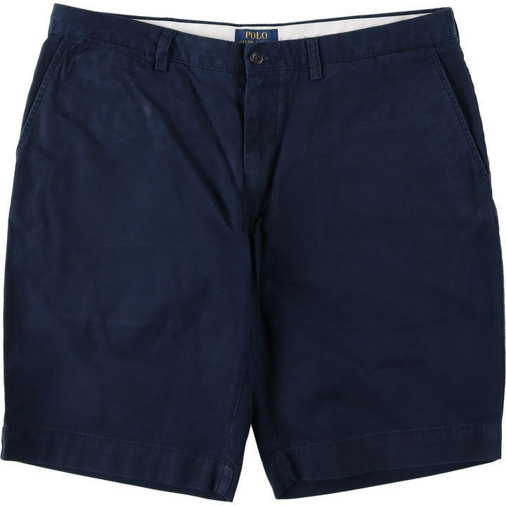 Ralph Lauren POLO RALPH LAUREN Chino Shorts, Half Pants, Men's, W37 equivalent cotton navy blue type Vintage Second Hand