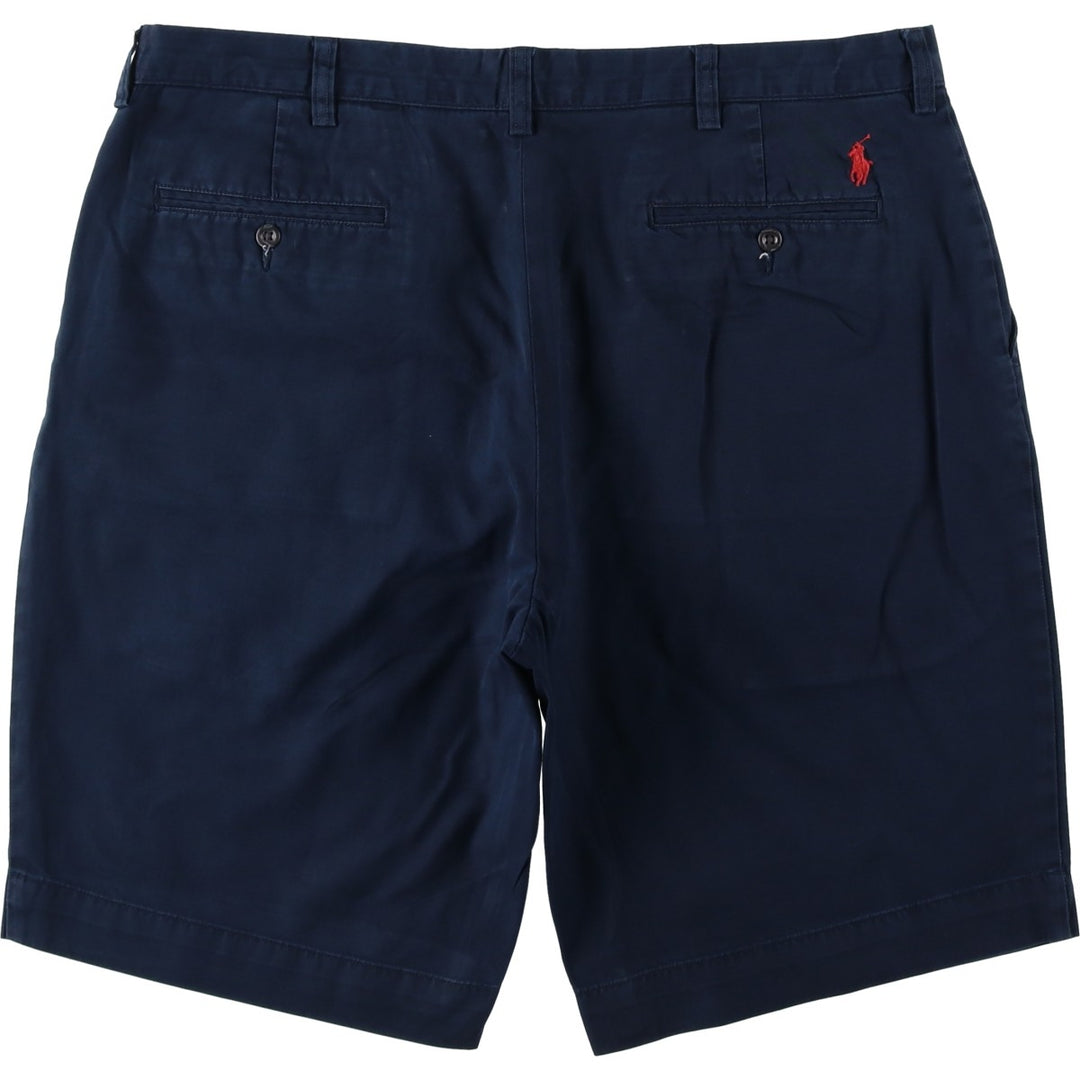 Ralph Lauren POLO RALPH LAUREN Chino Shorts, Half Pants, Men's, W37 equivalent cotton navy blue type Vintage Second Hand