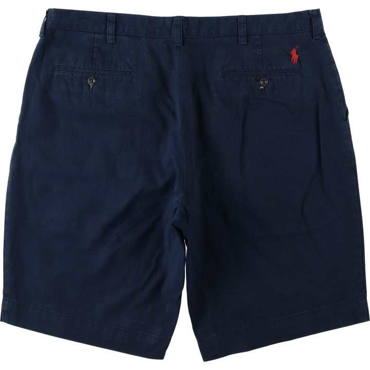 Ralph Lauren POLO RALPH LAUREN Chino Shorts, Half Pants, Men's, W37 equivalent cotton navy blue type Vintage Second Hand