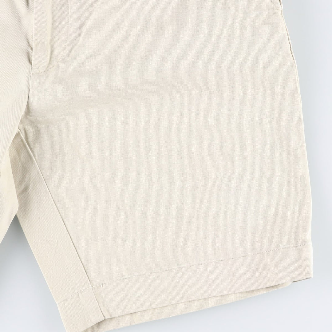 Ralph Lauren POLO RALPH LAUREN CLASSIC FIT 9" Chino Shorts (Men's size W35 equivalent) cotton ivory Vintage Second Hand
