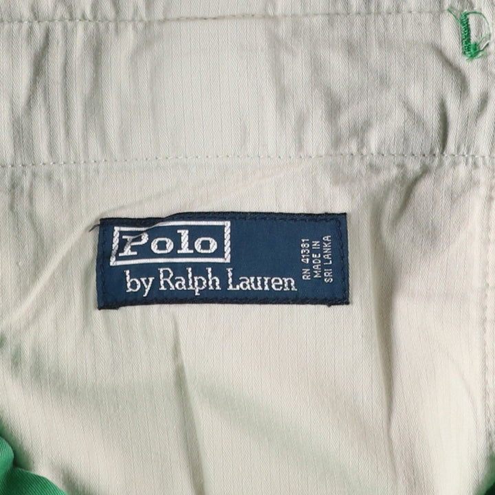 Ralph Lauren POLO by Ralph Lauren All-over Pattern Chino Shorts Shorts Men's W34 cotton green type Vintage Second Hand