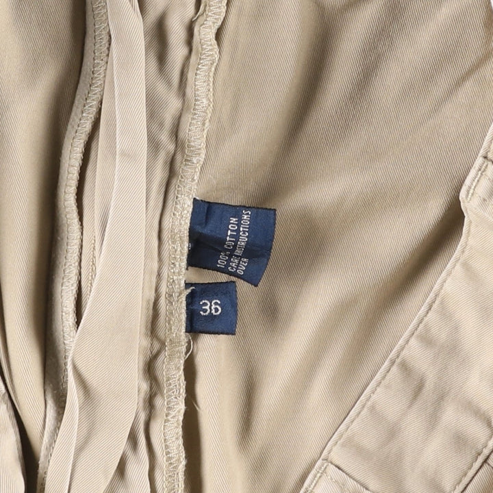 Ralph Lauren POLO by Ralph Lauren ANDREW SHORT Two-pleat chino shorts, short pants, men's size W36 cotton Beige type Vintage Second Hand