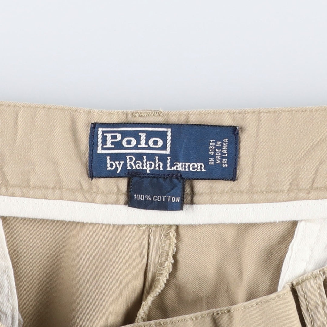 Ralph Lauren POLO by Ralph Lauren Chino Shorts Shorts Men's W36 cotton Beige type Vintage Second Hand