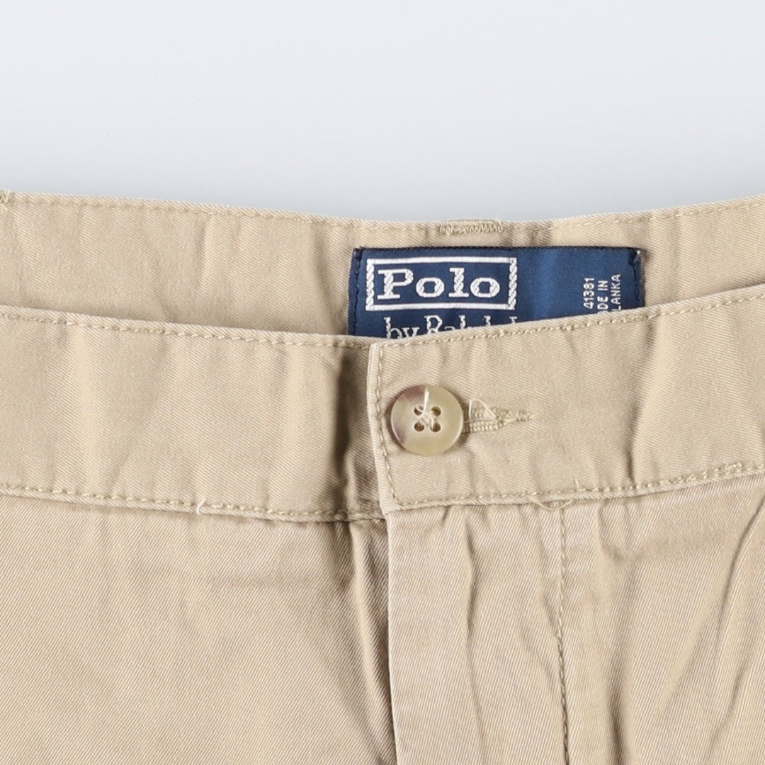 Ralph Lauren POLO by Ralph Lauren Chino Shorts Shorts Men's W36 cotton Beige type Vintage Second Hand