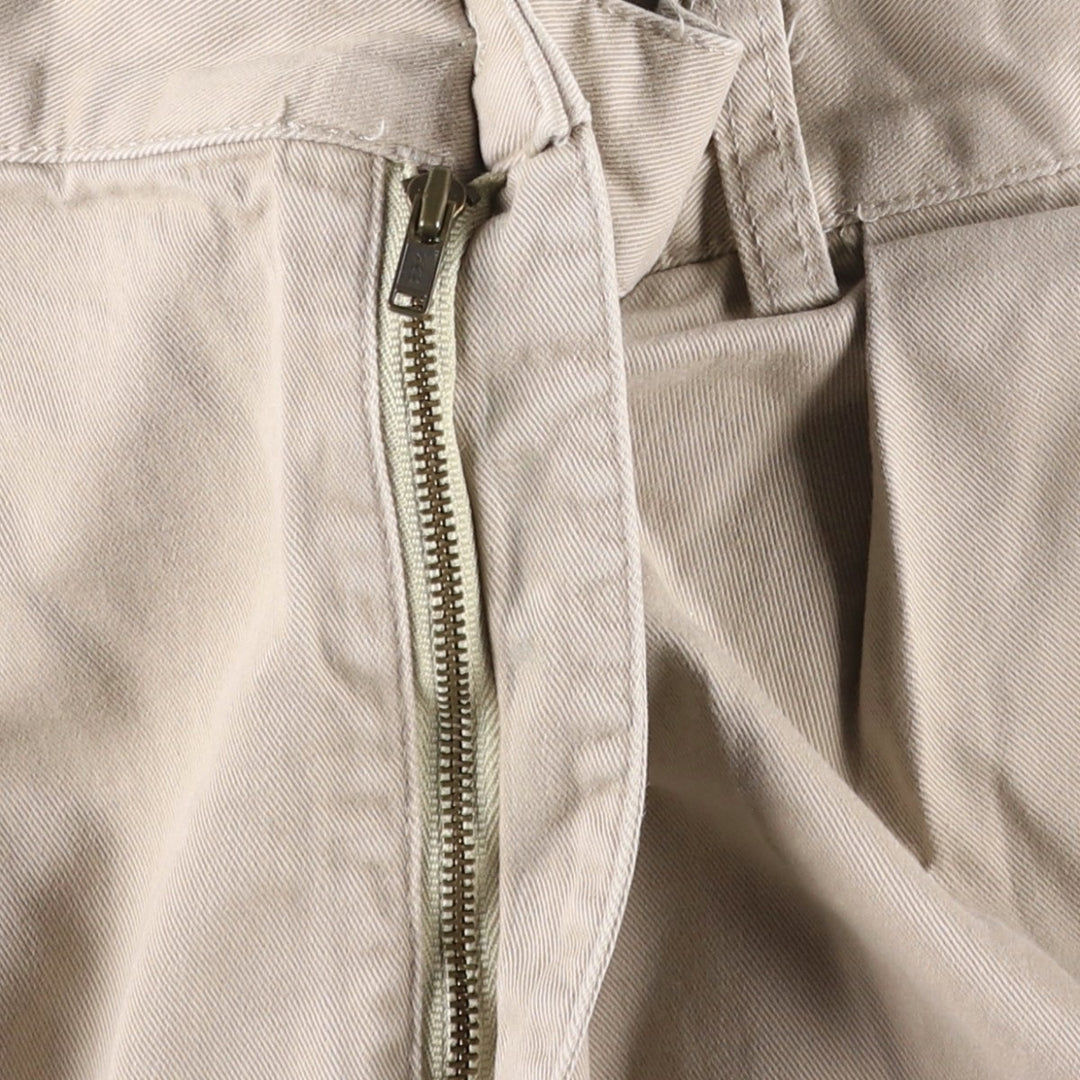 Ralph Lauren POLO by Ralph Lauren TYLER SHORT Two-pleat chino shorts, short pants, men's size W34 cotton Beige type Vintage Second Hand
