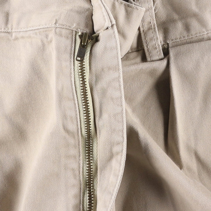 Ralph Lauren POLO by Ralph Lauren TYLER SHORT Two-pleat chino shorts, short pants, men's size W34 cotton Beige type Vintage Second Hand
