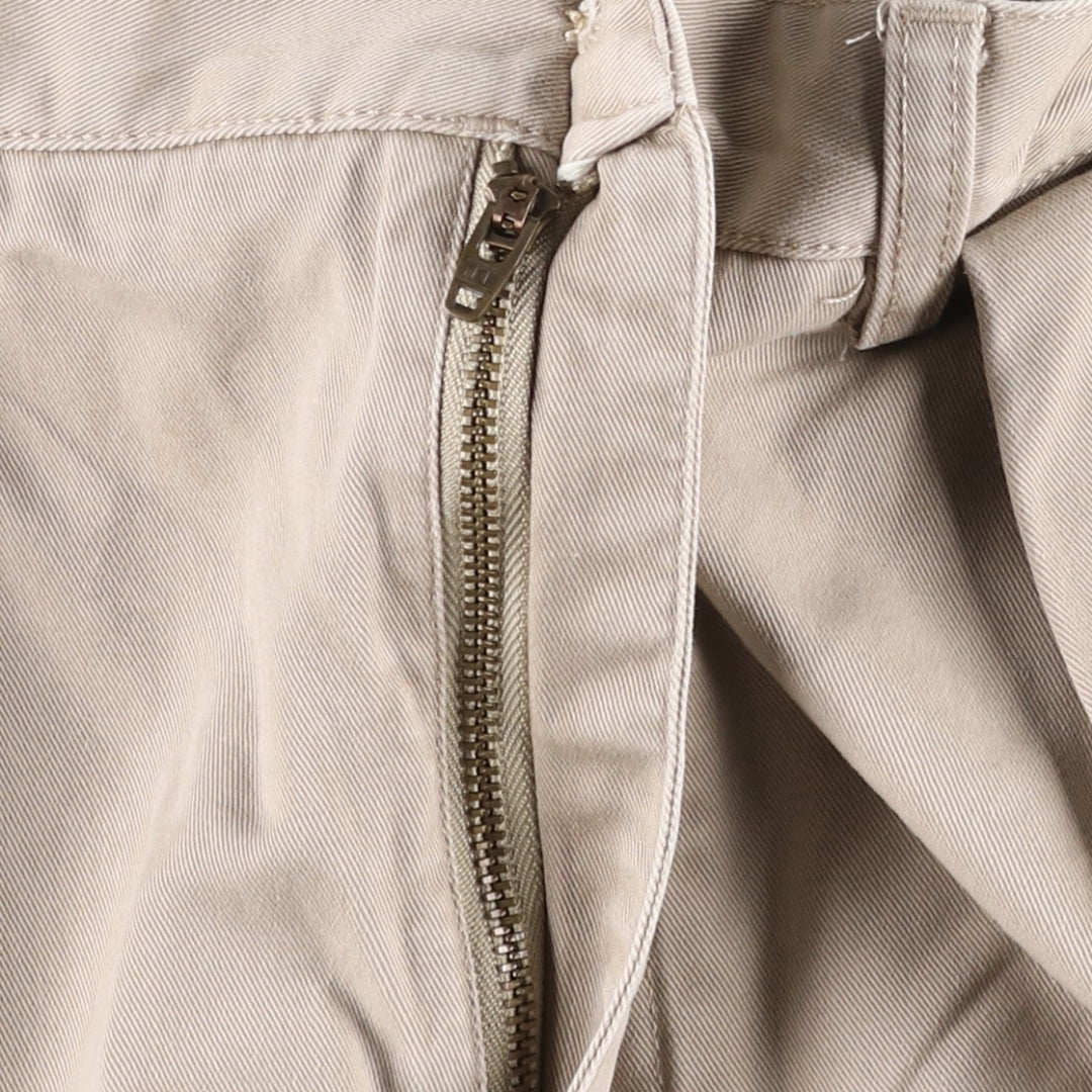 Ralph Lauren POLO by Ralph Lauren TYLER SHORT Two-Pleat Chino Shorts, Men's Size W33 (approx.) cotton Beige type Vintage Second Hand