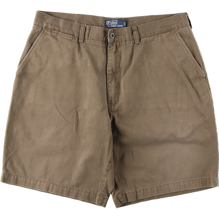 Ralph Lauren POLO by Ralph Lauren PROSPECT SHORT Chino shorts Short pants Men's w36 equivalent cotton brown type Vintage Second Hand