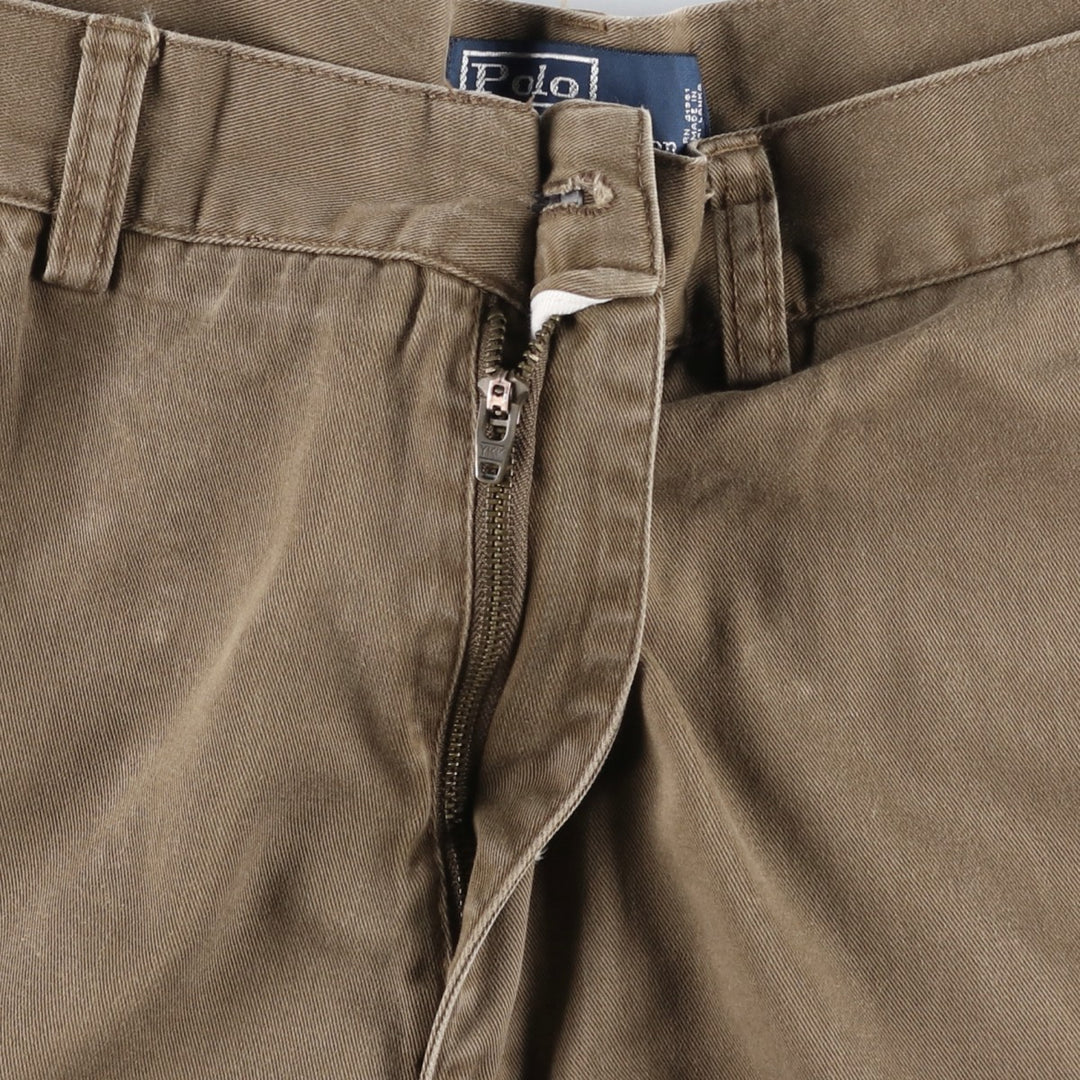 Ralph Lauren POLO by Ralph Lauren PROSPECT SHORT Chino shorts Short pants Men's w36 equivalent cotton brown type Vintage Second Hand