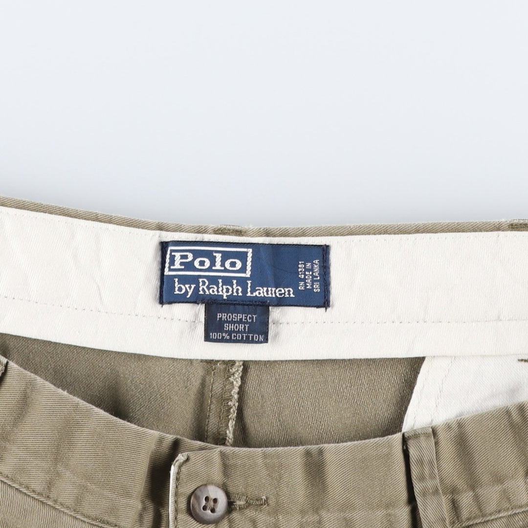 Ralph Lauren POLO by Ralph Lauren PROSPECT SHORT Chino shorts Short pants Men's w36 equivalent cotton Khaki type Vintage Second Hand
