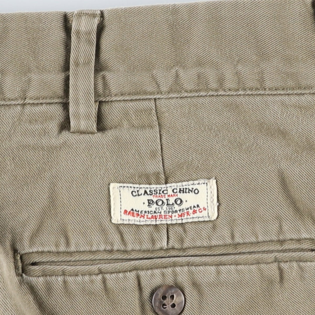 Ralph Lauren POLO by Ralph Lauren PROSPECT SHORT Chino shorts Short pants Men's w36 equivalent cotton Khaki type Vintage Second Hand