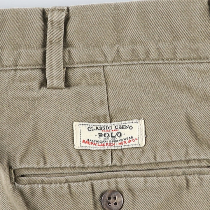 Ralph Lauren POLO by Ralph Lauren PROSPECT SHORT Chino shorts Short pants Men's w36 equivalent cotton Khaki type Vintage Second Hand