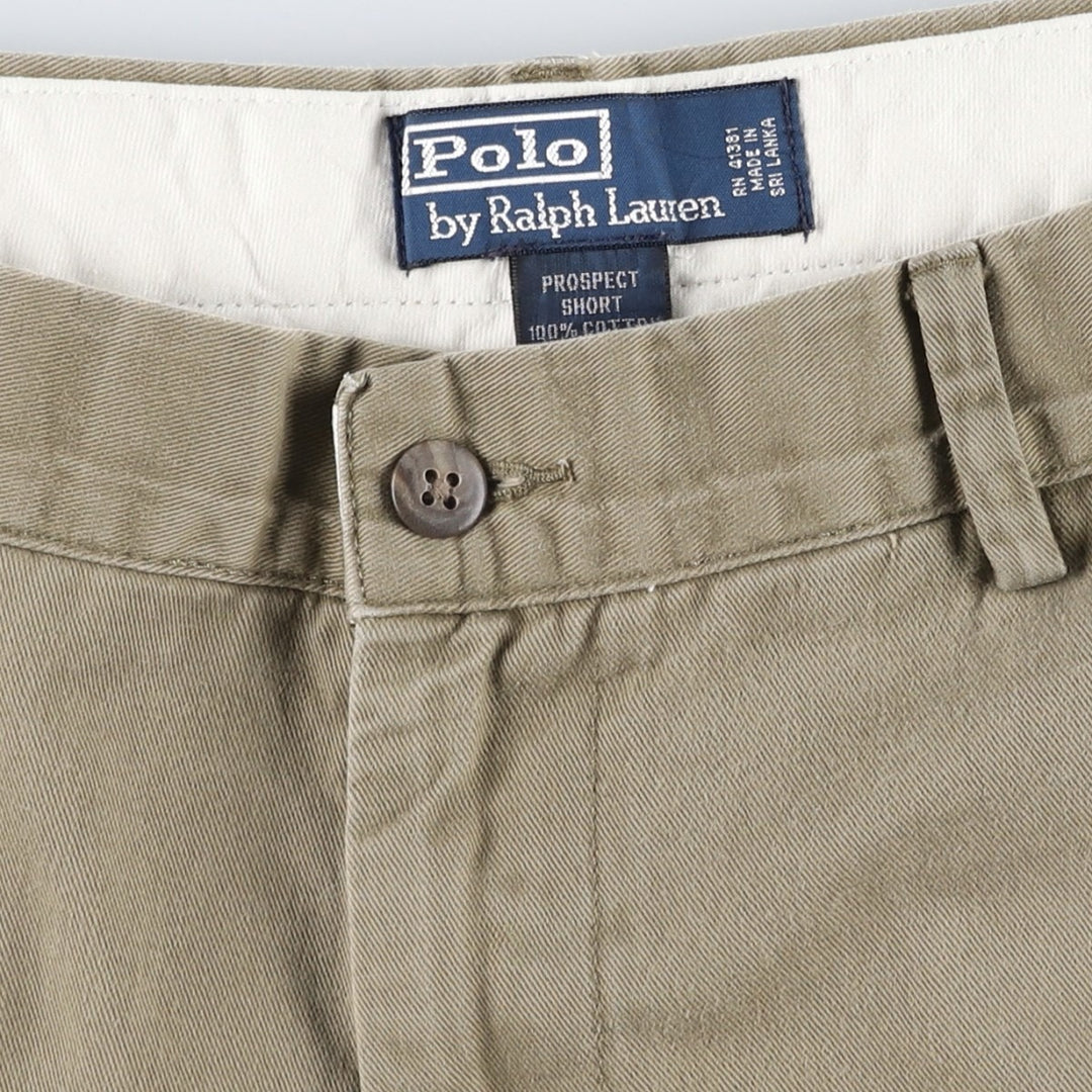 Ralph Lauren POLO by Ralph Lauren PROSPECT SHORT Chino shorts Short pants Men's w36 equivalent cotton Khaki type Vintage Second Hand