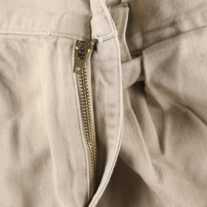 Ralph Lauren POLO by Ralph Lauren TYLER SHORT Two-pleat chino shorts, short pants, men's size W32 cotton Beige type Vintage Second Hand