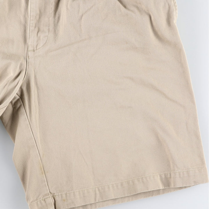 Ralph Lauren POLO by Ralph Lauren TYLER SHORT Two-pleat chino shorts, short pants, men's size W32 cotton Beige type Vintage Second Hand