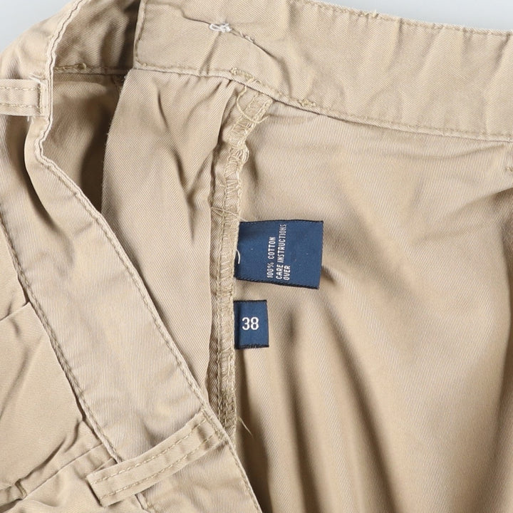 Ralph Lauren POLO by Ralph Lauren ANDREW SHORT Two-Pleat Chino Shorts, Men's Size W38 (approx.) cotton Beige type Vintage Second Hand