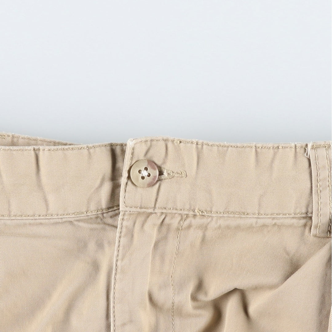Ralph Lauren POLO by Ralph Lauren ANDREW SHORT Two-Pleat Chino Shorts, Men's Size W38 (approx.) cotton Beige type Vintage Second Hand
