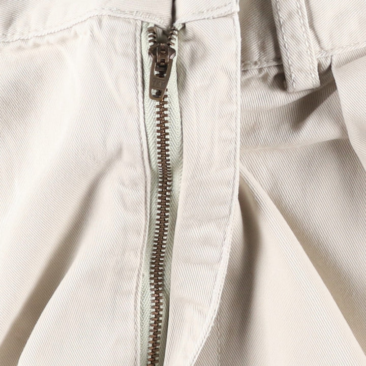 Ralph Lauren POLO by Ralph Lauren TYLER SHORT Two-pleat chino shorts, short pants, men's size W36 cotton ivory Vintage Second Hand