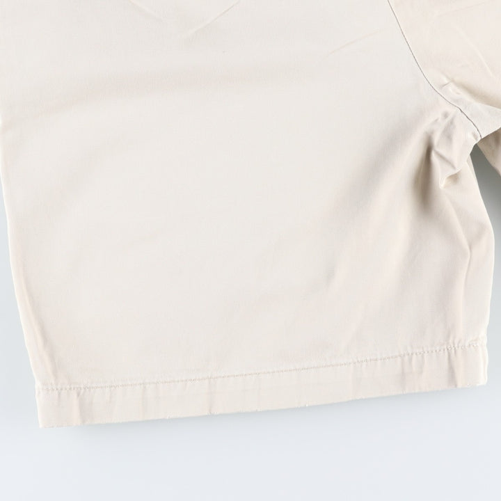 Ralph Lauren POLO by Ralph Lauren TYLER SHORT Two-pleat chino shorts, short pants, men's size W36 cotton ivory Vintage Second Hand