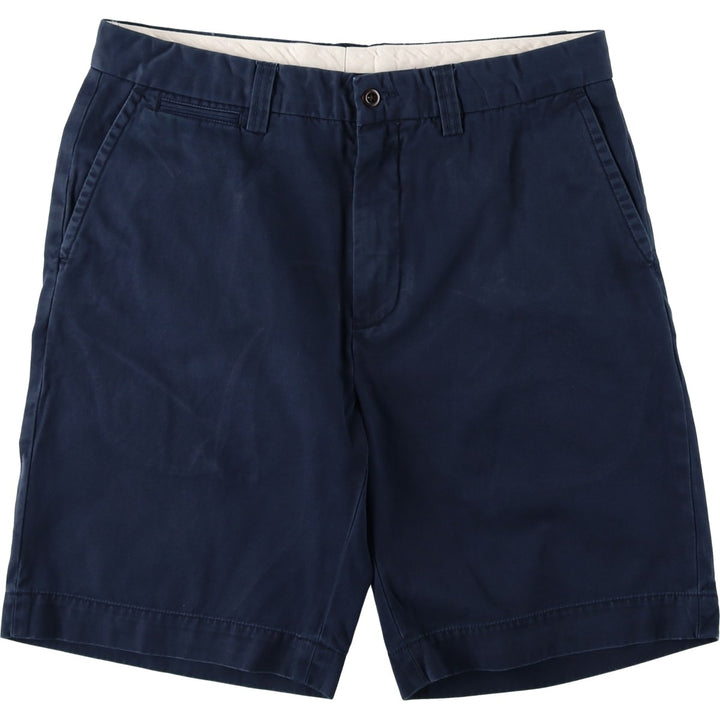 Ralph Lauren POLO by Ralph Lauren Chino Shorts Shorts Men's W34 equivalent cotton navy blue type Vintage Second Hand
