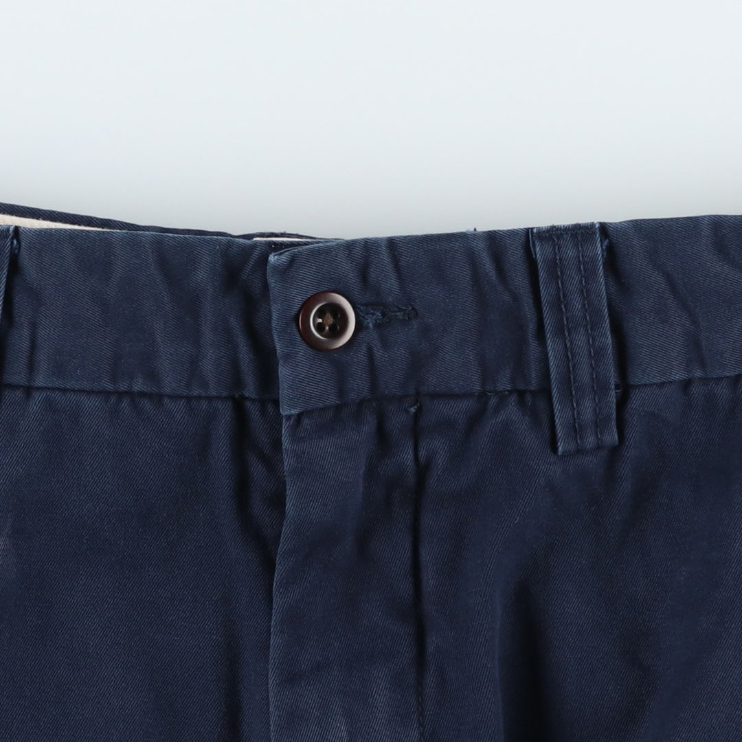 Ralph Lauren POLO by Ralph Lauren Chino Shorts Shorts Men's W34 equivalent cotton navy blue type Vintage Second Hand