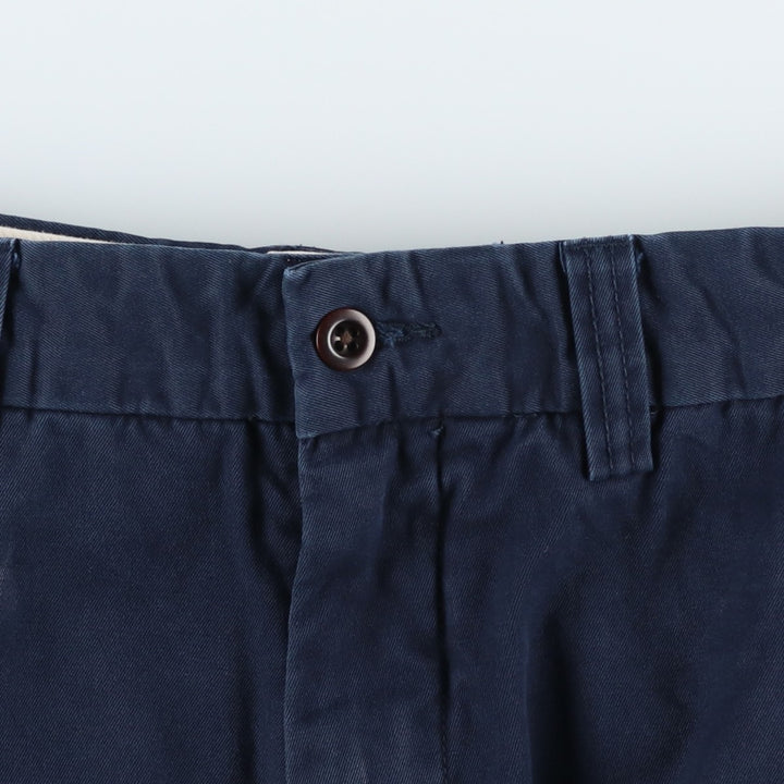 Ralph Lauren POLO by Ralph Lauren Chino Shorts Shorts Men's W34 equivalent cotton navy blue type Vintage Second Hand
