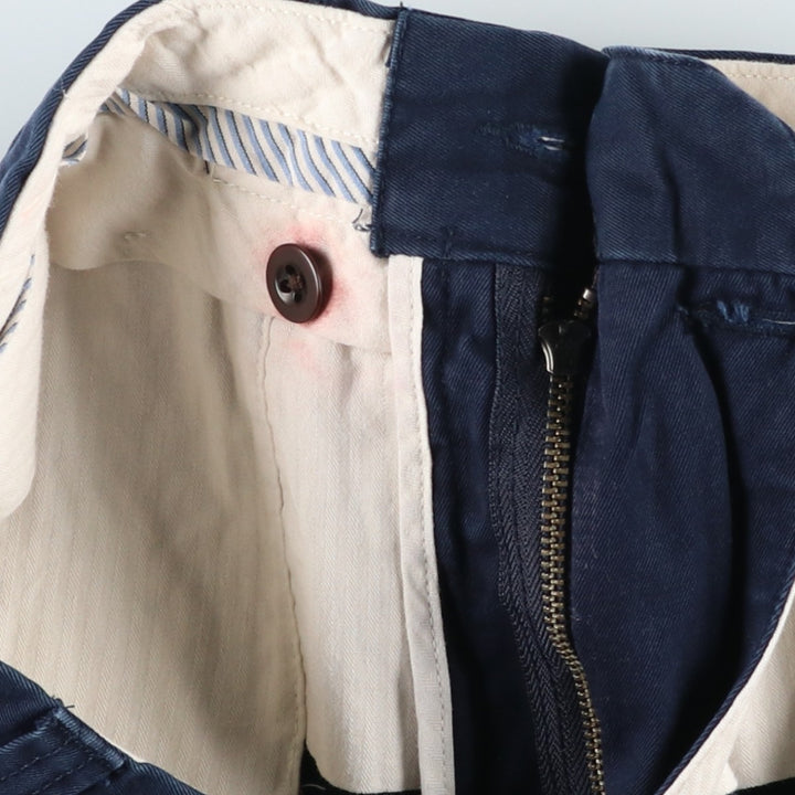 Ralph Lauren POLO by Ralph Lauren Chino Shorts Shorts Men's W34 equivalent cotton navy blue type Vintage Second Hand