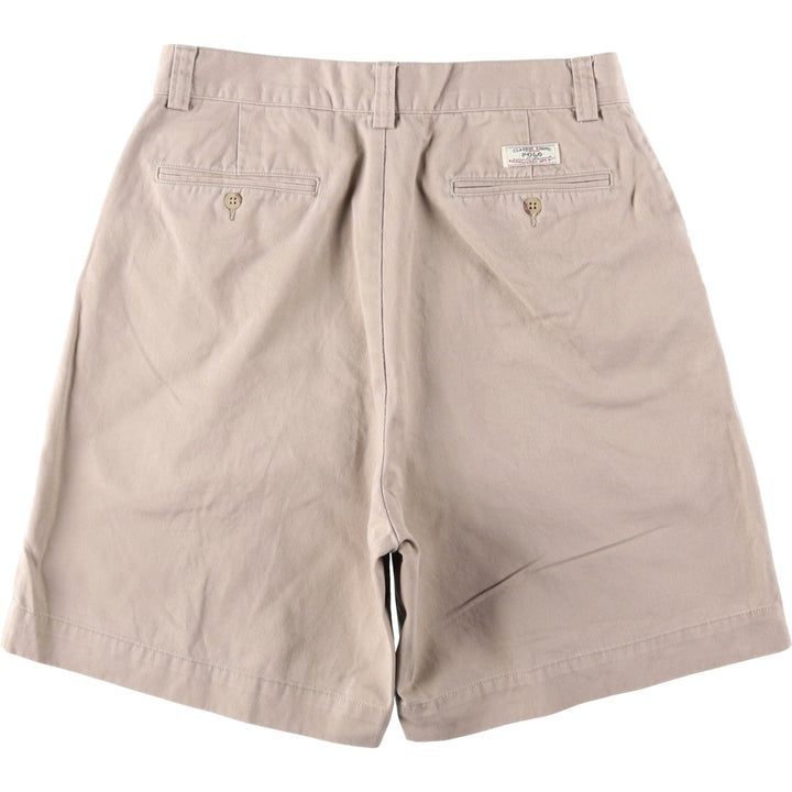 Ralph Lauren POLO by Ralph Lauren PHILIP SHORT Chino shorts Short pants Men's W32 equivalent cotton Beige type Vintage Second Hand