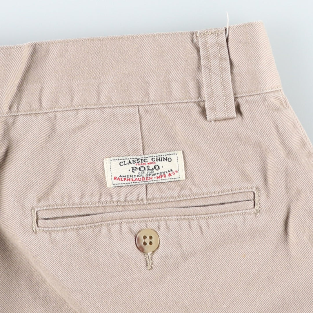 Ralph Lauren POLO by Ralph Lauren PHILIP SHORT Chino shorts Short pants Men's W32 equivalent cotton Beige type Vintage Second Hand