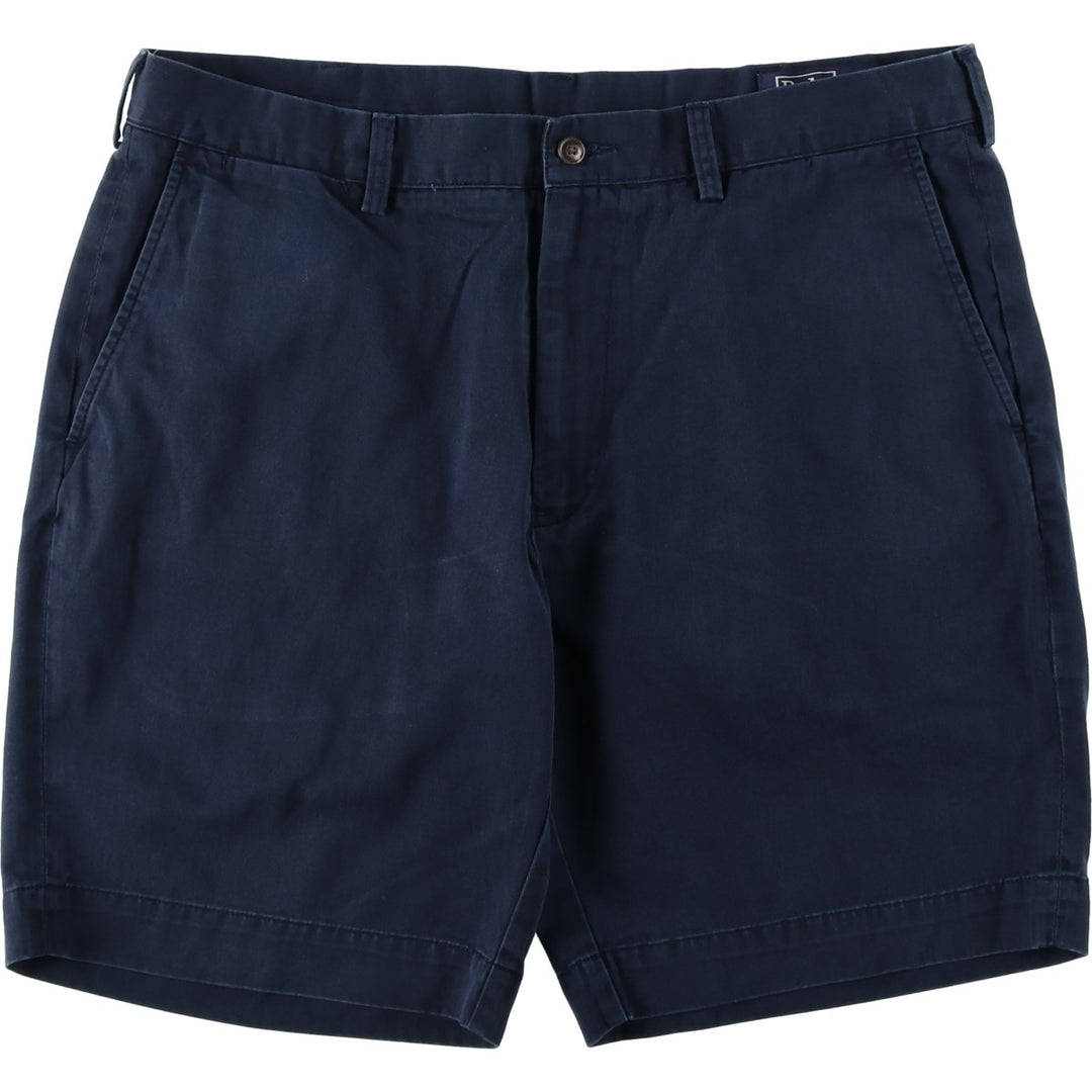 Ralph Lauren POLO by Ralph Lauren CLASSIC FIT 9'' Chino Shorts (Men's size W37 equivalent) cotton navy blue type Vintage Second Hand