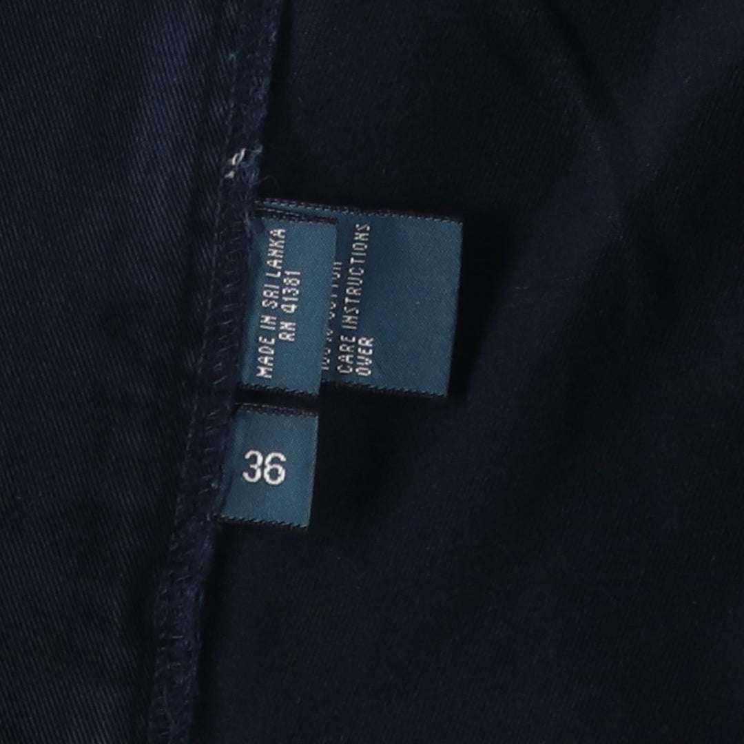 Ralph Lauren POLO by Ralph Lauren CLASSIC FIT 9'' Chino Shorts (Men's size W37 equivalent) cotton navy blue type Vintage Second Hand