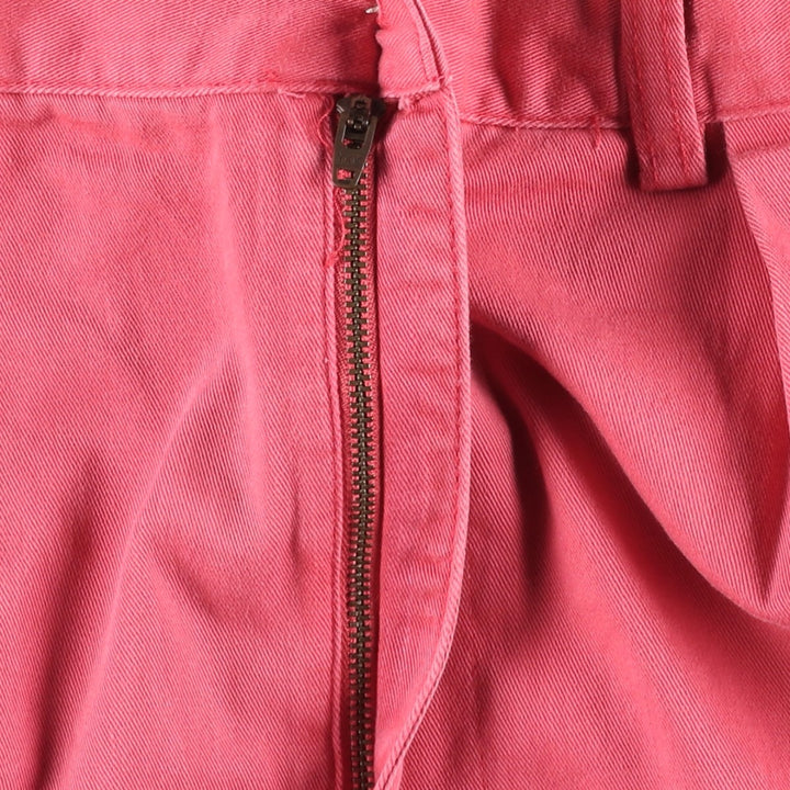 Ralph Lauren POLO by Ralph Lauren TYLER SHORT Two-pleat chino shorts, short pants, men's size W32 cotton pink type Vintage Second Hand