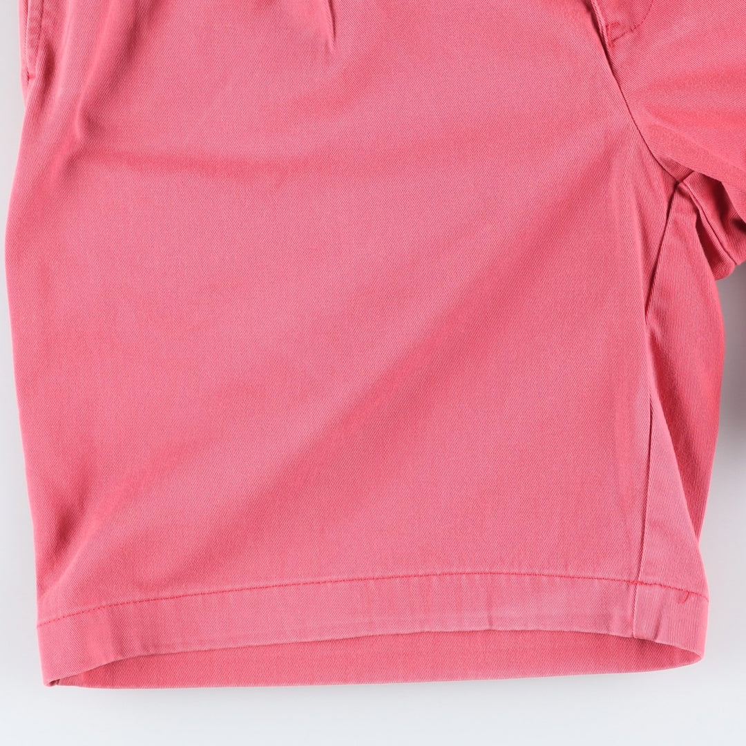 Ralph Lauren POLO by Ralph Lauren TYLER SHORT Two-pleat chino shorts, short pants, men's size W32 cotton pink type Vintage Second Hand