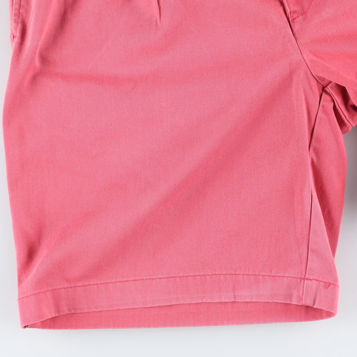 Ralph Lauren POLO by Ralph Lauren TYLER SHORT Two-pleat chino shorts, short pants, men's size W32 cotton pink type Vintage Second Hand