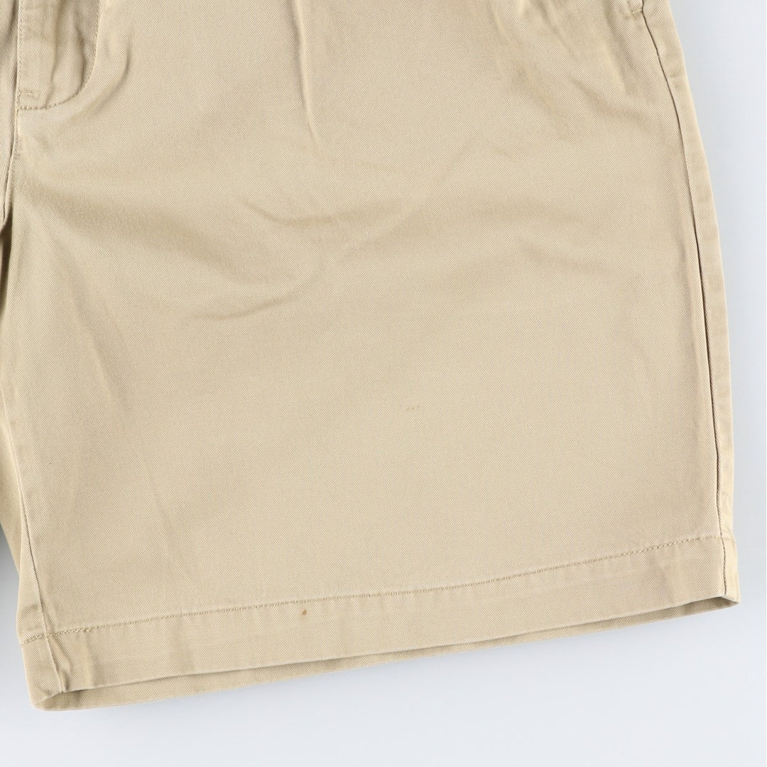 Ralph Lauren POLO by Ralph Lauren TYLER SHORT Two-pleat chino shorts, short pants, men's size W36 cotton Beige type Vintage Second Hand