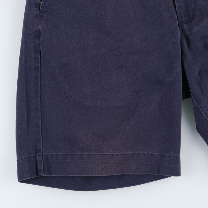 Ralph Lauren POLO by Ralph Lauren PROSPECT SHORT Chino shorts Short pants Men's W33 equivalent cotton navy blue type Vintage Second Hand