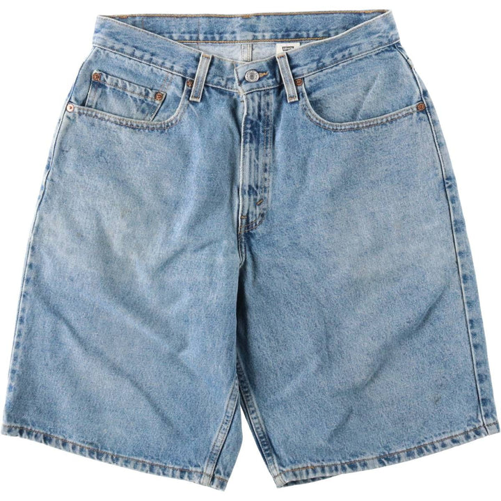 2000'S Levi's 560 Loose Fit Denim Shorts (Men's W32 equivalent) cotton blue type Vintage Second Hand