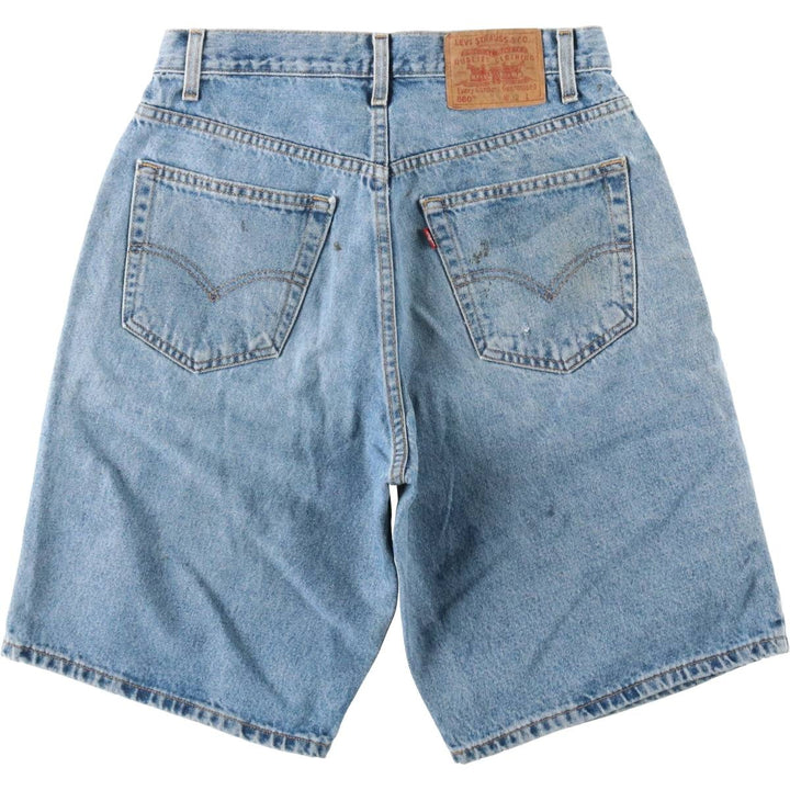 2000'S Levi's 560 Loose Fit Denim Shorts (Men's W32 equivalent) cotton blue type Vintage Second Hand