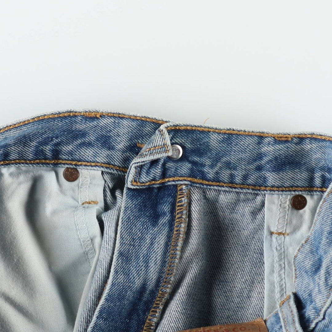2000'S Levi's 560 Loose Fit Denim Shorts (Men's W32 equivalent) cotton blue type Vintage Second Hand