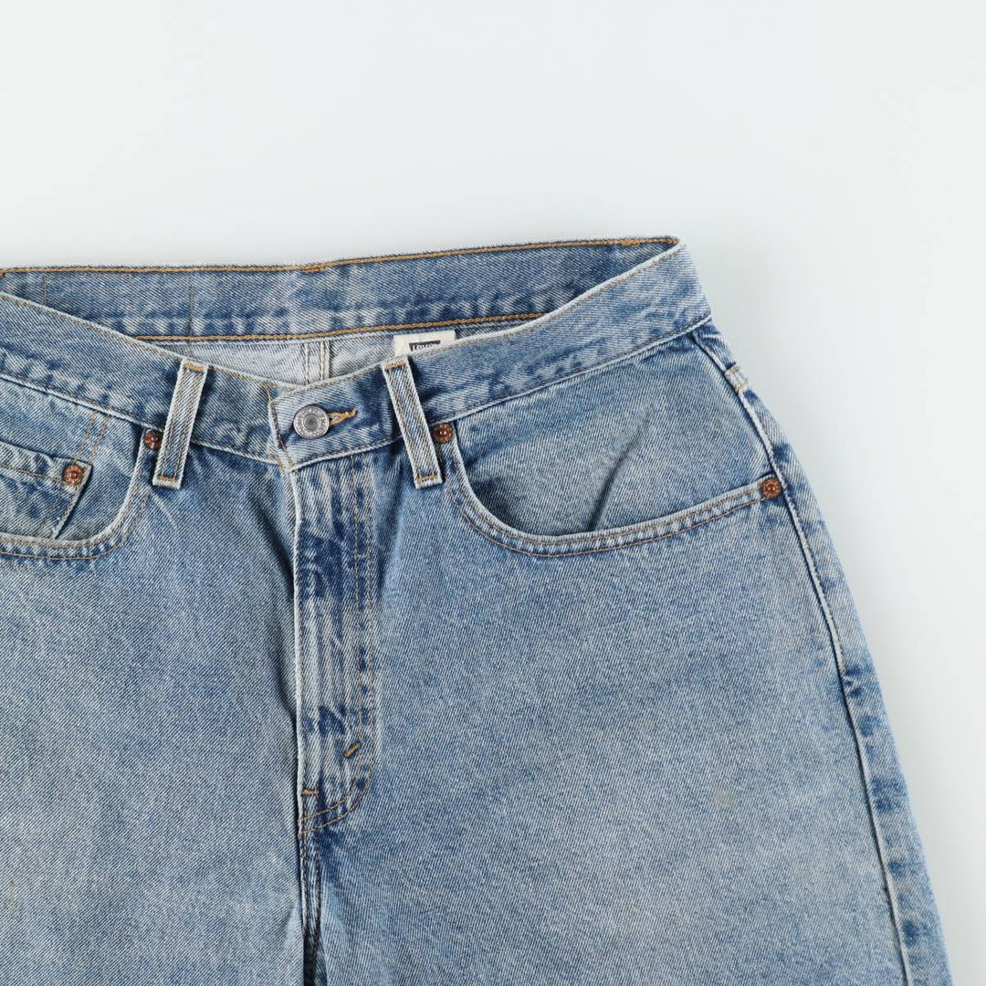 2000'S Levi's 560 Loose Fit Denim Shorts (Men's W32 equivalent) cotton blue type Vintage Second Hand