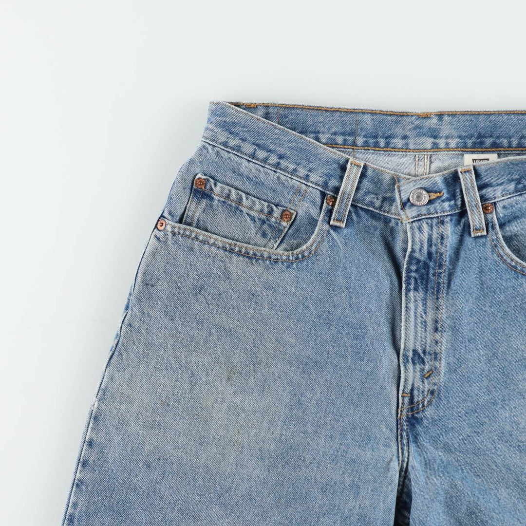 2000'S Levi's 560 Loose Fit Denim Shorts (Men's W32 equivalent) cotton blue type Vintage Second Hand