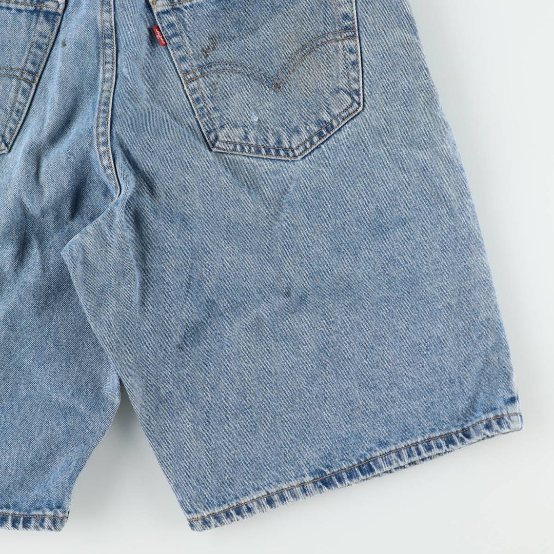 2000'S Levi's 560 Loose Fit Denim Shorts (Men's W32 equivalent) cotton blue type Vintage Second Hand