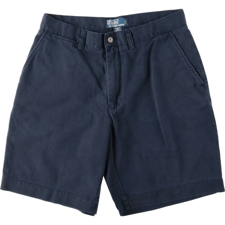 Ralph Lauren POLO by Ralph Lauren PROSPECT SHORT Chino shorts Short pants Men's W32 equivalent cotton navy blue type Vintage Second Hand