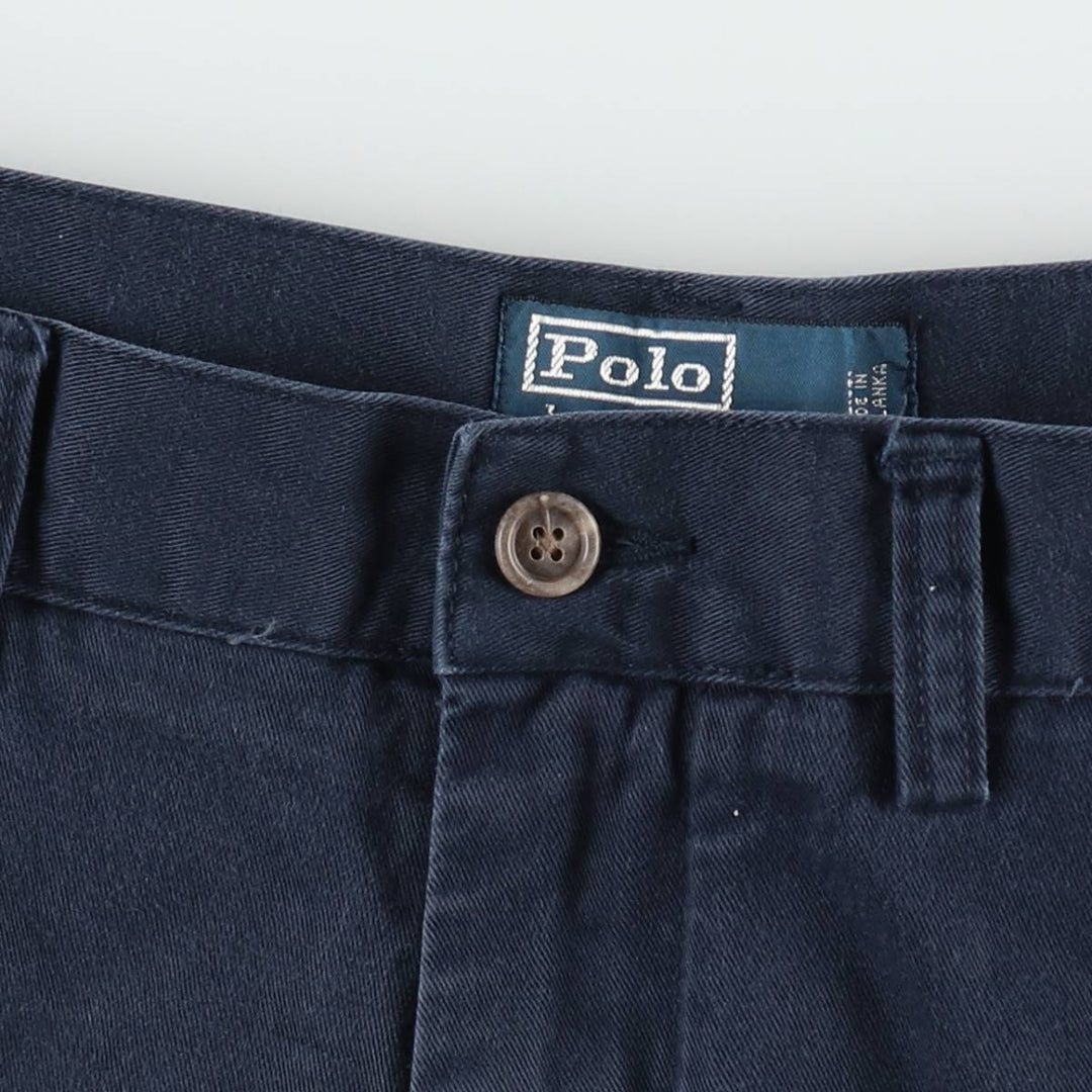 Ralph Lauren POLO by Ralph Lauren PROSPECT SHORT Chino shorts Short pants Men's W32 equivalent cotton navy blue type Vintage Second Hand