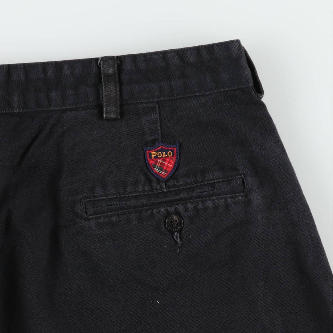 Ralph Lauren POLO GOLF Polo Golf Two-pleat Chino Shorts Shorts Men's W37 cotton navy blue type Vintage Second Hand