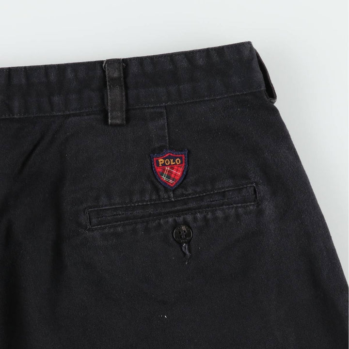 Ralph Lauren POLO GOLF Polo Golf Two-pleat Chino Shorts Shorts Men's W37 cotton navy blue type Vintage Second Hand